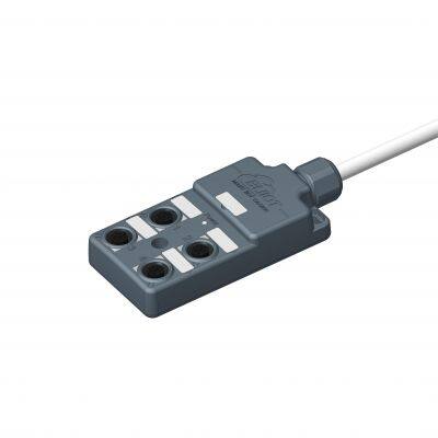 bliiot DBW Series M12 Pre-Cast Cable Sensor Distributor 4/8-Port Single/Dual Channel Customisable Lengths