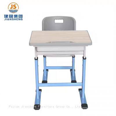 JS High Quality Primary School Furniture Single Seater Desk and Chair photo-2
