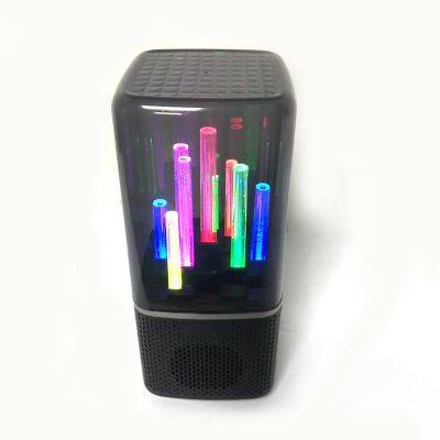 RGB Led Rhythm Light Showcase Bluetooth Speaker Portable Outdoor Wireless Speaker with Colorful Lamp