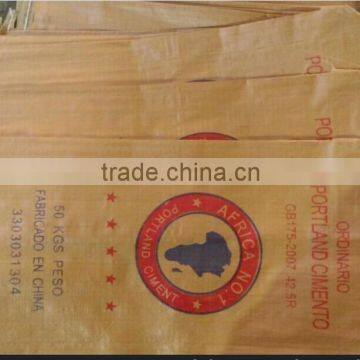 2016 new arrive cement sack kraft paper bag with valve