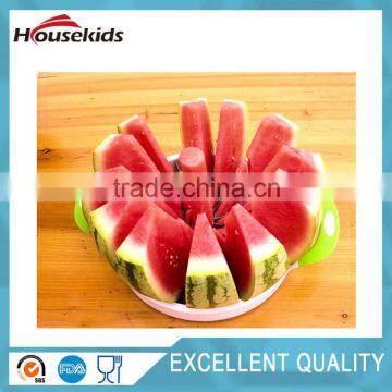 Green Stainless Steel Watermelon Cutter Fruit Divider Melon Slicer photo-5