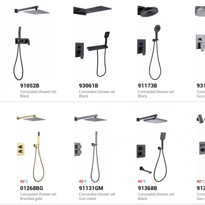 Keep the Overall Cleanliness and Hygiene Not Easy to be Bumped and Enhance the Overall Aesthetics Concealed Shower Set Series photo-3