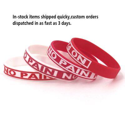 Wholesale Souvenir Rubber Bands Printed Waterproof Wrist Band Cheap Custom Silicone Bracelets for Gifts