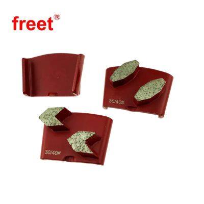 Segmented Diamond Concrete Abrasive Disc Concrete Floor Grinding Block for HTC Grinder
