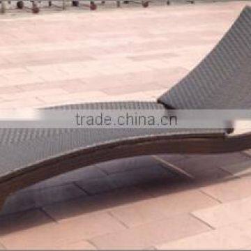 Ecological commercial furniture woven outdoor Lounge Bed