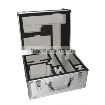 Smooth Brushed Aluminum Precision Instrument Case with Foam Padded