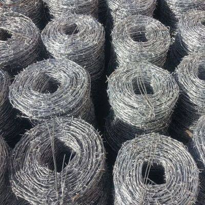 Real Barbed Wire Roll Heavy Duty Strong and Durable Barbed Wire Security Fence photo-4