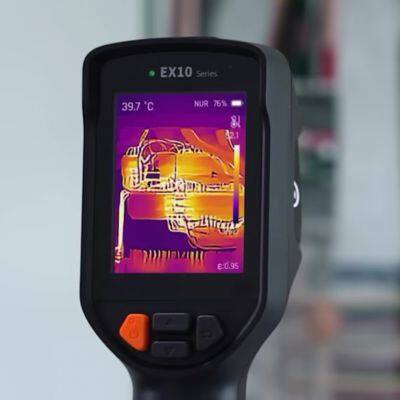 Raythink EX10 Series Thermal Imager 160×120 to 320×240 with Real-Time AI Super-Resolution