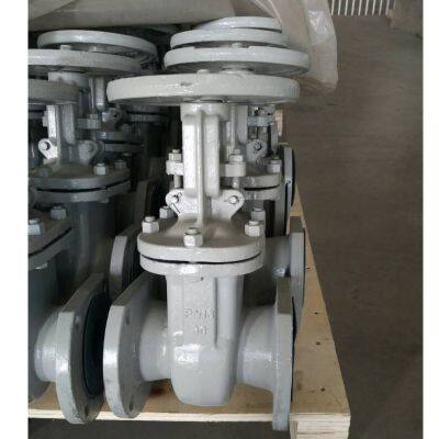 GOST Russian Standard 30C41H* NDN600 PN16 PN25 Casting Steel Rising Stem Flange Gate Valve photo-6