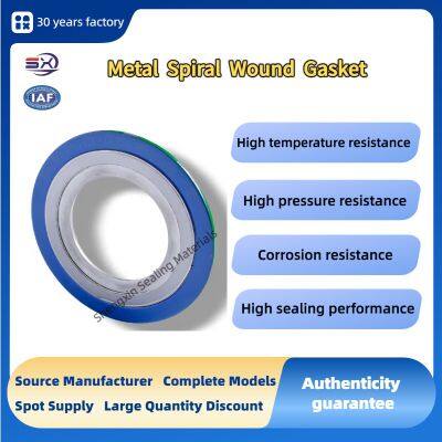 High-Pressure Flange Pipe Joint Sealing Gasket With Inner and Outer Positioning Rings, Metal Graphite Spiral Wound Gasket photo-5