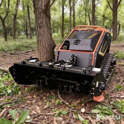 Vigorun Remote Controlled Tracked Forestry Mulcher All-Season Multi-Function Tool Carrier for Steep Slopes