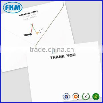 thank you card with envelope
