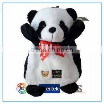 Panda plush bags for kids