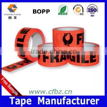 Black Printing Red Tape--- Fragile Tape