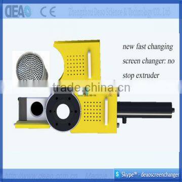 plastic screen changer melt filtration for plastic cup making mould