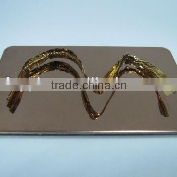 mirror bronze stainless steel product for import