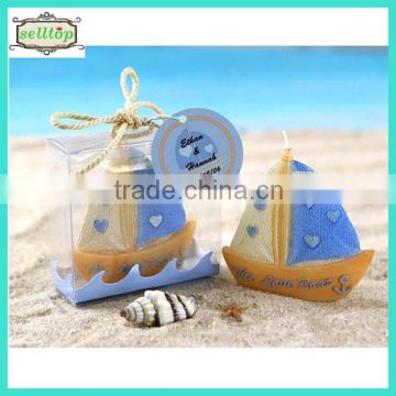 Hot sell sailing shape candle newest wedding giveaway gifts