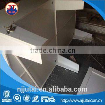 CNC machining welding ceramic white PP tanks