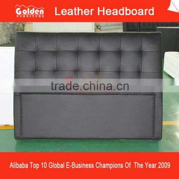 (A03#) HAPPY NIGHT New Style Black Leather Headboard with Full Size