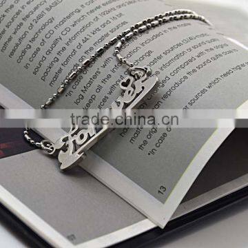 Mothers Day Wholesale Gifts Alphabet Letter Silver Pendant photo-4