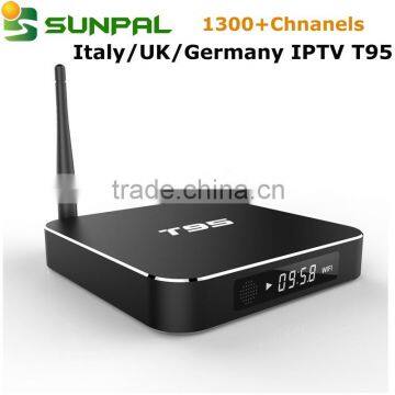 Android tv box T95 + apk account IPTV Subscription IUDTV 1300+ Italy IPTV Arabic French Swedish Turkish Albania Dutch UK IPTV                        
                                                                Most Popular