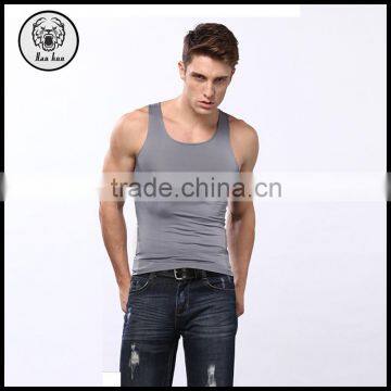 Wholesale 100% Cotton Plain Colorful Gym Singlets for Men