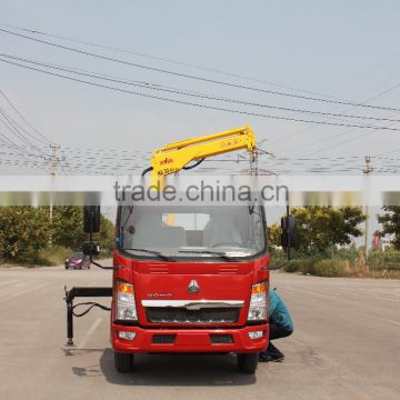 howo 4*2 3.2T Ton Truck Mounted Crane for sale SQ65ZB2