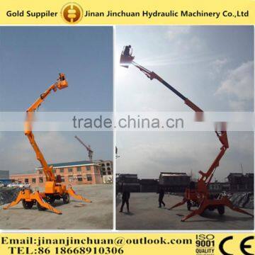 14m hydraulic articulated self propelled boom lift