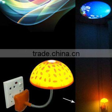 Eneygy saving mushroom projector lamp , novely mushroom lamp decorative to hotel and bar