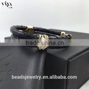 2016 Fashion Design For Men Sterling Silver 925 Plated Modern Design Python/ Stingray Bracelet For Watch Lover