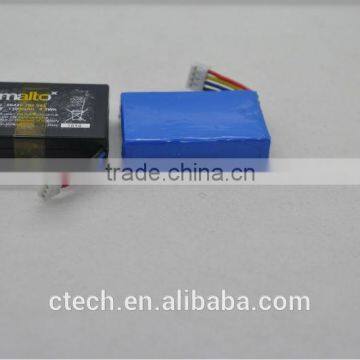 Payment Terminals Battery 1050mah A0285A POS machine battery 7.4V