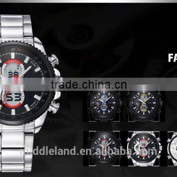 Men Sports MIDDLELAND Watches Military Watch Japan Quartz Movement Stainless Steel Band 30m Water Resistant Wristwatch for Men photo-2