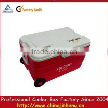 beer cooler box with wheel