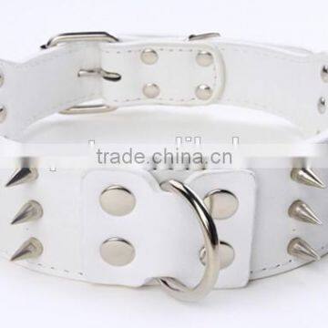 Wholesale Three Rows of Sharp Nails Pet Collars pu Dog Collar photo-4