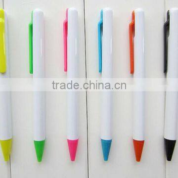 2014 Popular design best ball pen brands promotional plastic ball pen