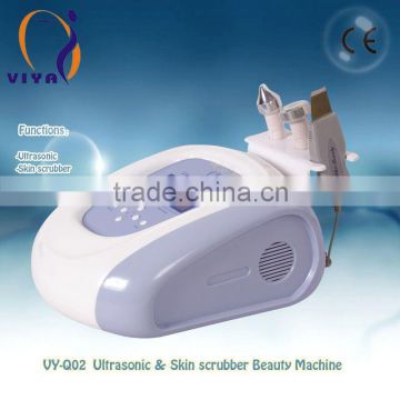 2014 hot sale skin scrubber ultrasonic peeling machine