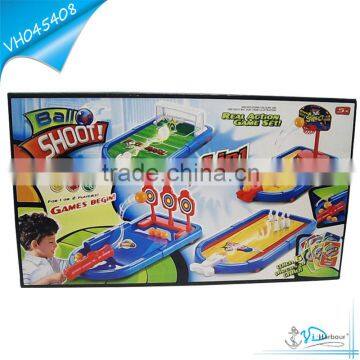 4 in 1 Basketball Football Bowling Shooting Toys Game for Children