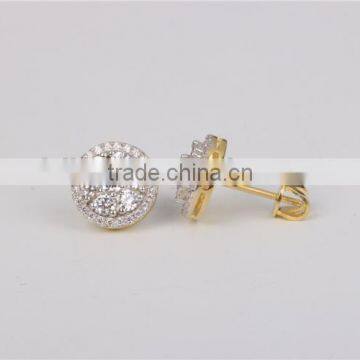 Hot Direct Sale Fashion White Zircon 925 Silver Jewelry Stud Earring photo-4