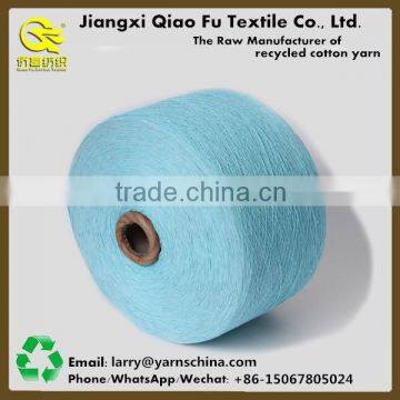 Regenerated/Recycled Cotton Polyester Blended Yarn for Sock