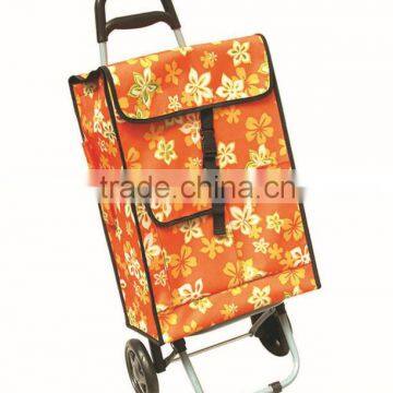 foldable shopping trolley with 600D Polyester with PVC coatd bag