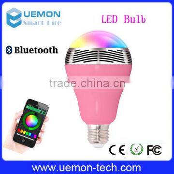 new products on china market e27 bluetooth led bulb with music mode , bluetooth speaker music led blub