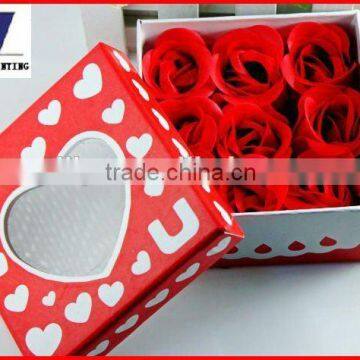 Customized cardboard display boxes for flowers