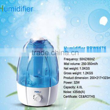 HOT Selling 4.0L Capacity Portable Ultrosonic Humidifier