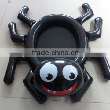 New design and hot selling pvc Inflatable black spider beer cooler