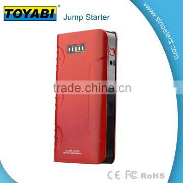 Jump starter 7500mAH Lithium Polymer battery with LED indicator and Torch