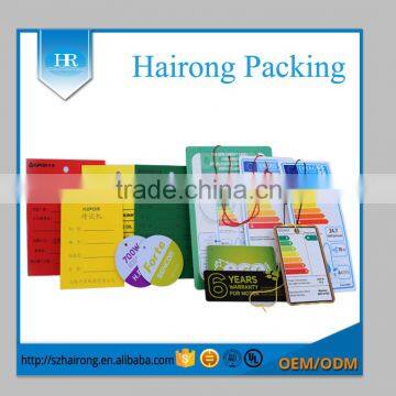 Custom different kinds of fancy hang tags