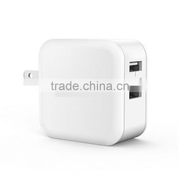 USB Charger 24W 4.8A Dual USB Wall Charger Travel Charger