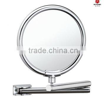 stainless steel wall hanging makeup mirror