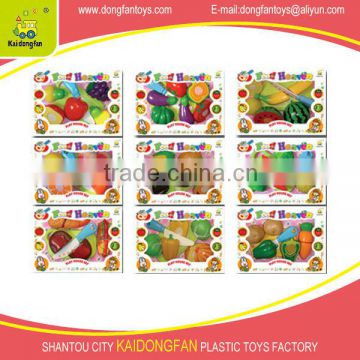 Plastic cutting playset kitchen toy