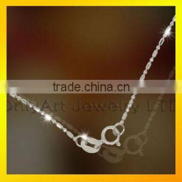 Fancy Long Chain 925 Silver Necklave Top Quality Women Necklace Jewelry photo-2